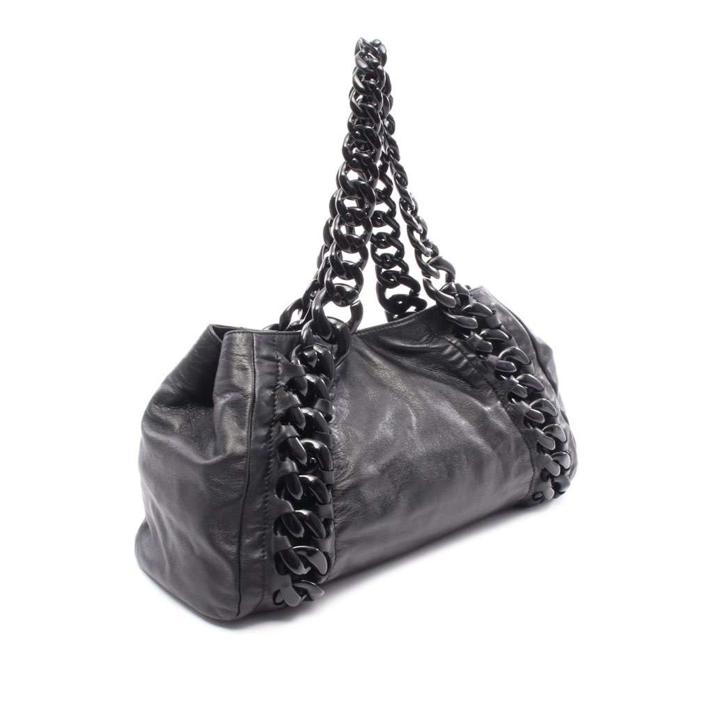 Chanel CC Calfskin Modern Chain Rhodoid East West Tote - 2