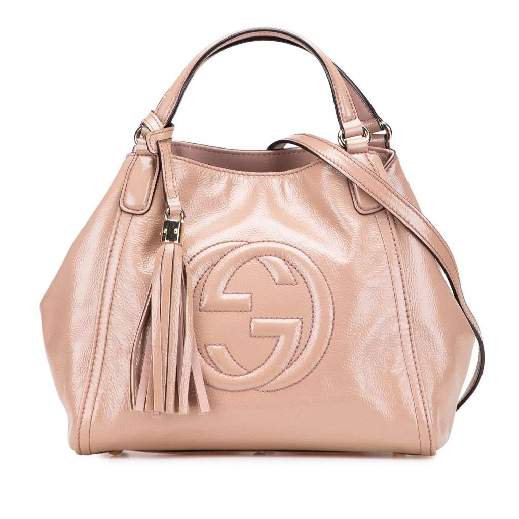 Gucci Small Patent Soho Satchel