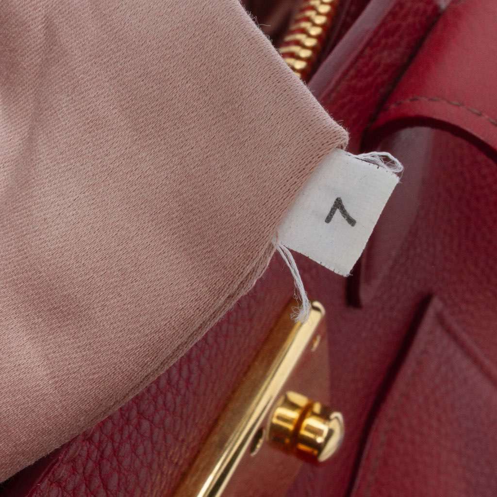 Miu Miu Goatskin Madras Satchel - Image 12