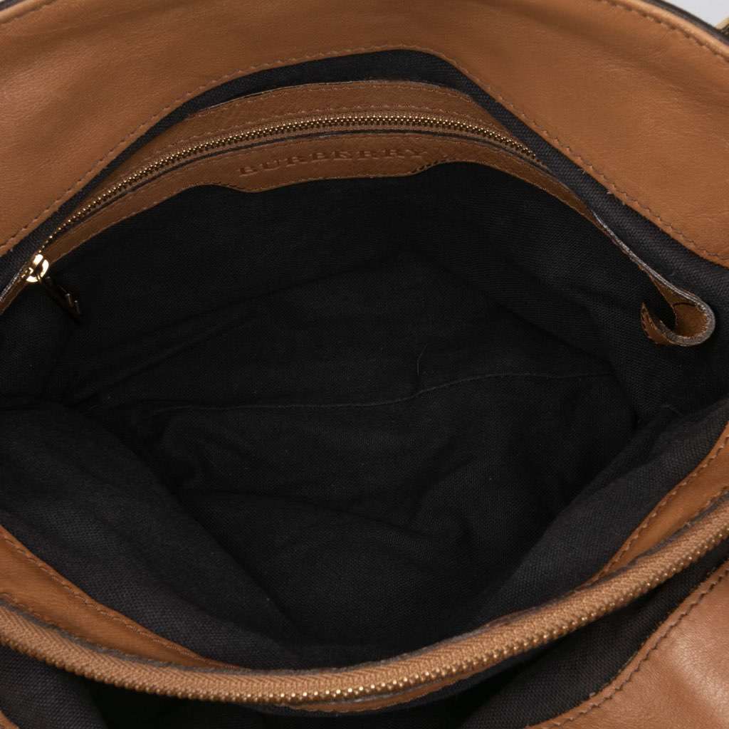 Burberry House Check Canvas Brecon Satchel - 4