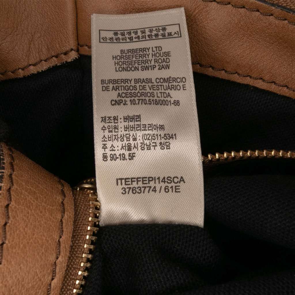 Burberry House Check Canvas Brecon Satchel - Detail 1