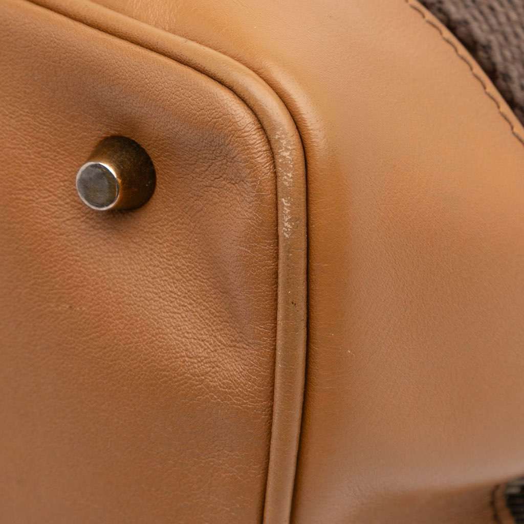 Burberry House Check Canvas Brecon Satchel - Image 10