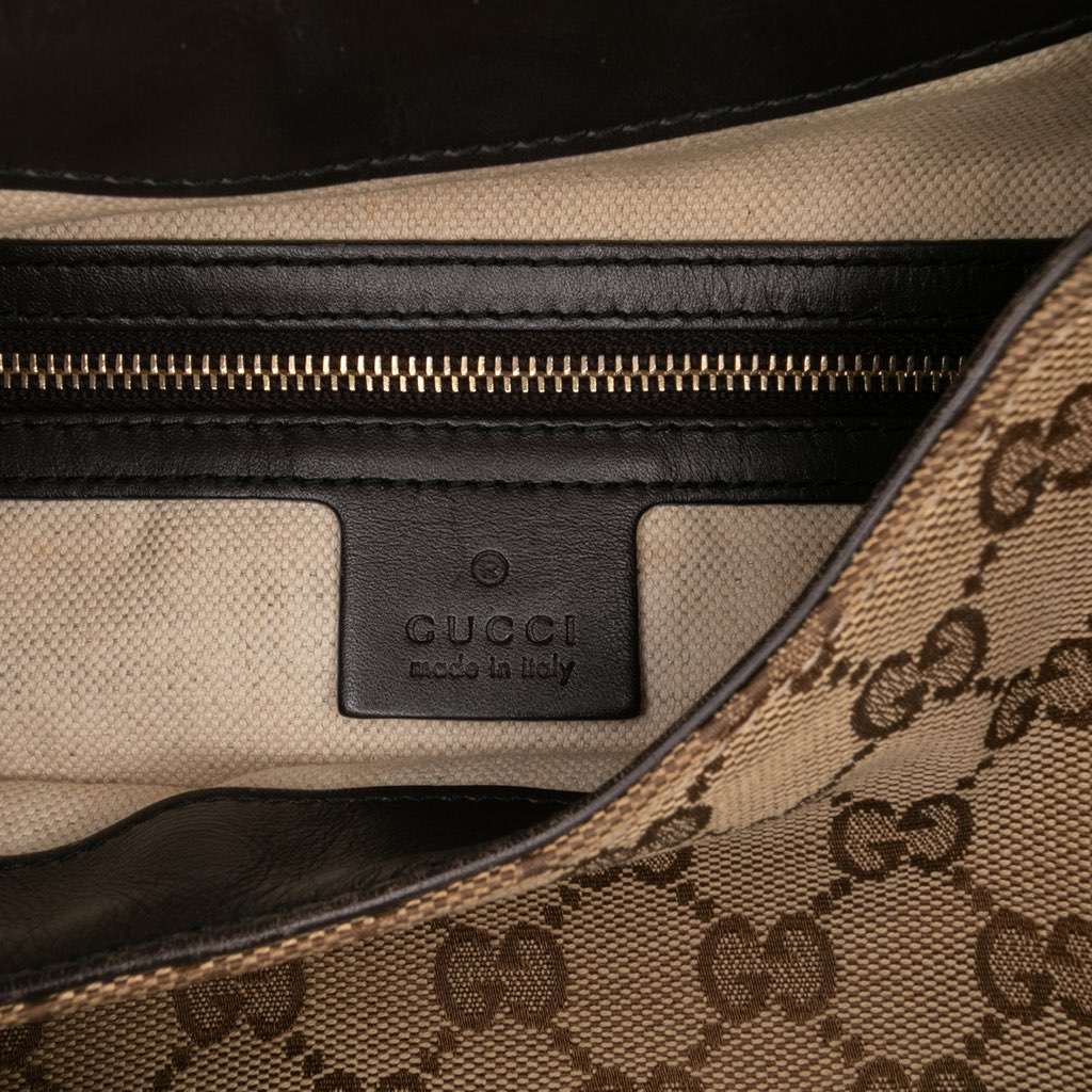 Gucci Medium GG Canvas Emily Flap Satchel - 5