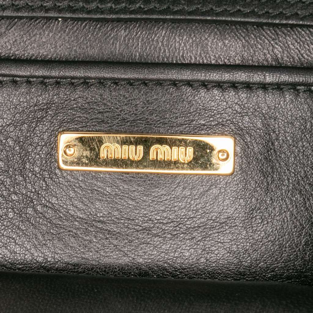 Miu Miu Leopard Print Calfskin Hair Crossbody - 5