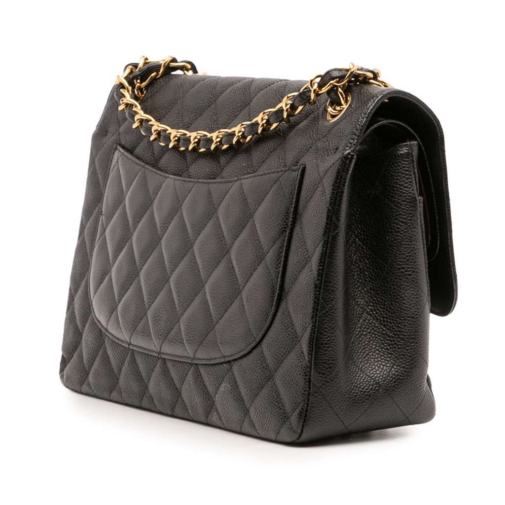 Chanel Jumbo Classic Caviar Double Flap - 2