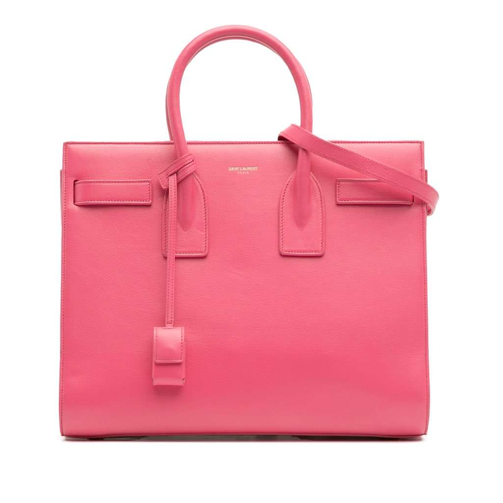 Saint Laurent Small Leather Sac De Jour Satchel