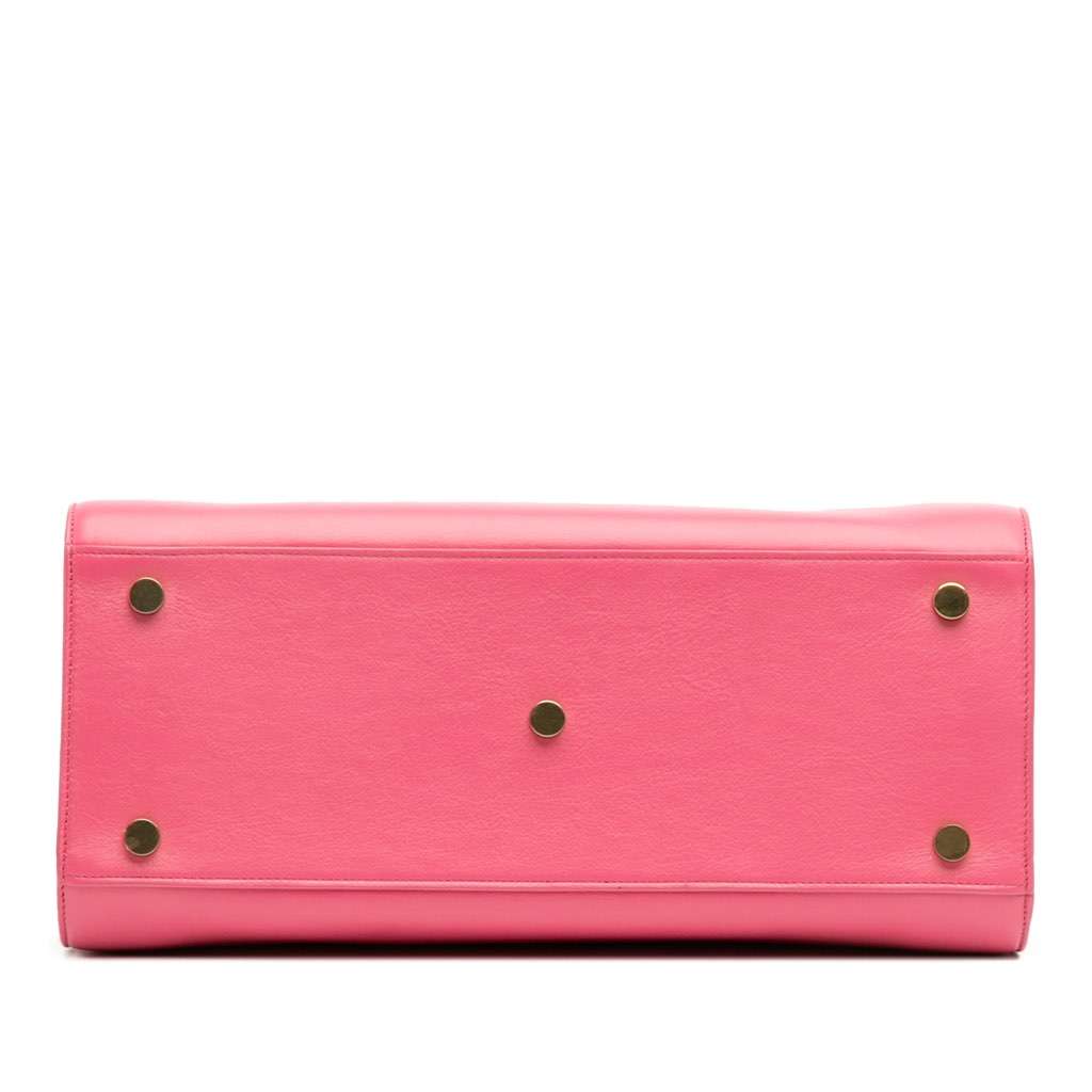 Saint Laurent Small Leather Sac De Jour Satchel - Image 6