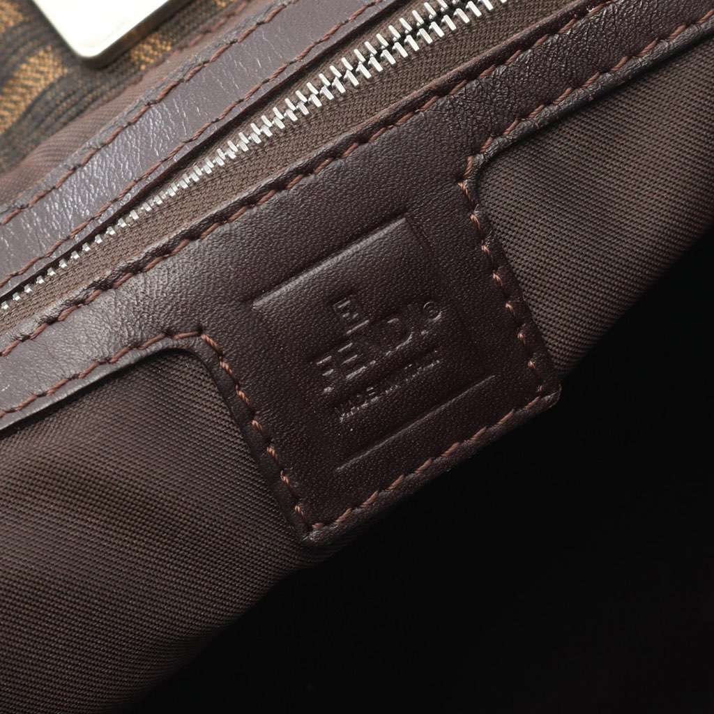 Fendi Large Zucca Canvas Twins Tote - 4