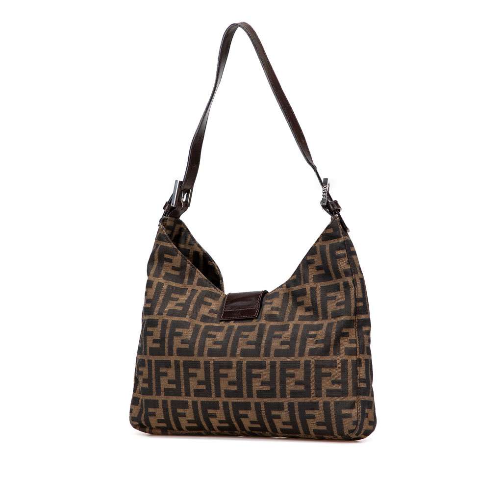 Fendi Zucca Canvas Shoulder Bag - 2