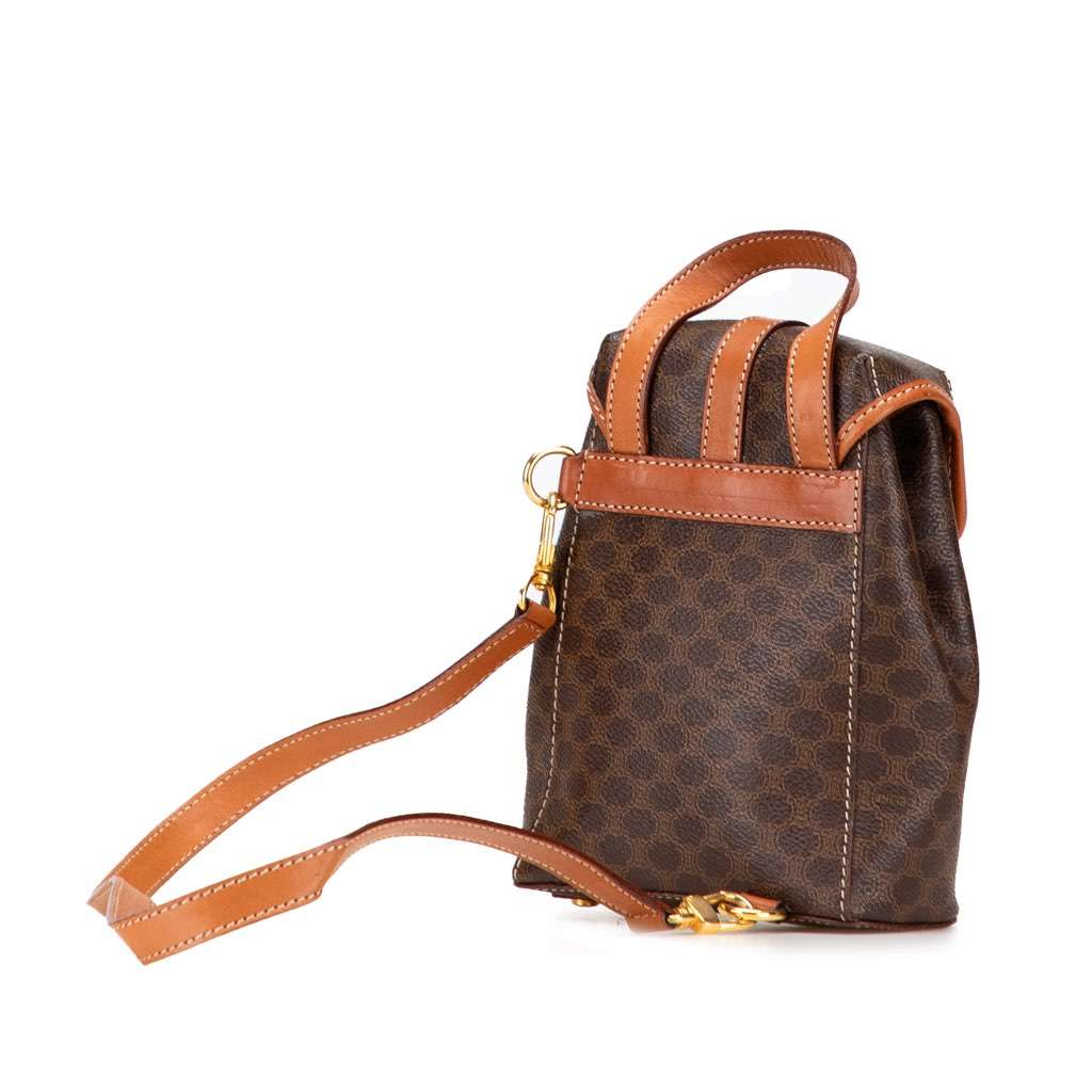 Celine Mini Macadam Coated Canvas Twin Backpack - 2