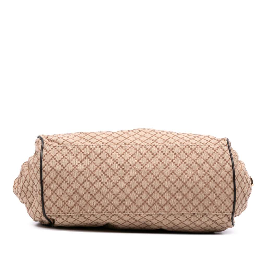 Gucci Diamante Canvas Sukey Satchel - Image 6