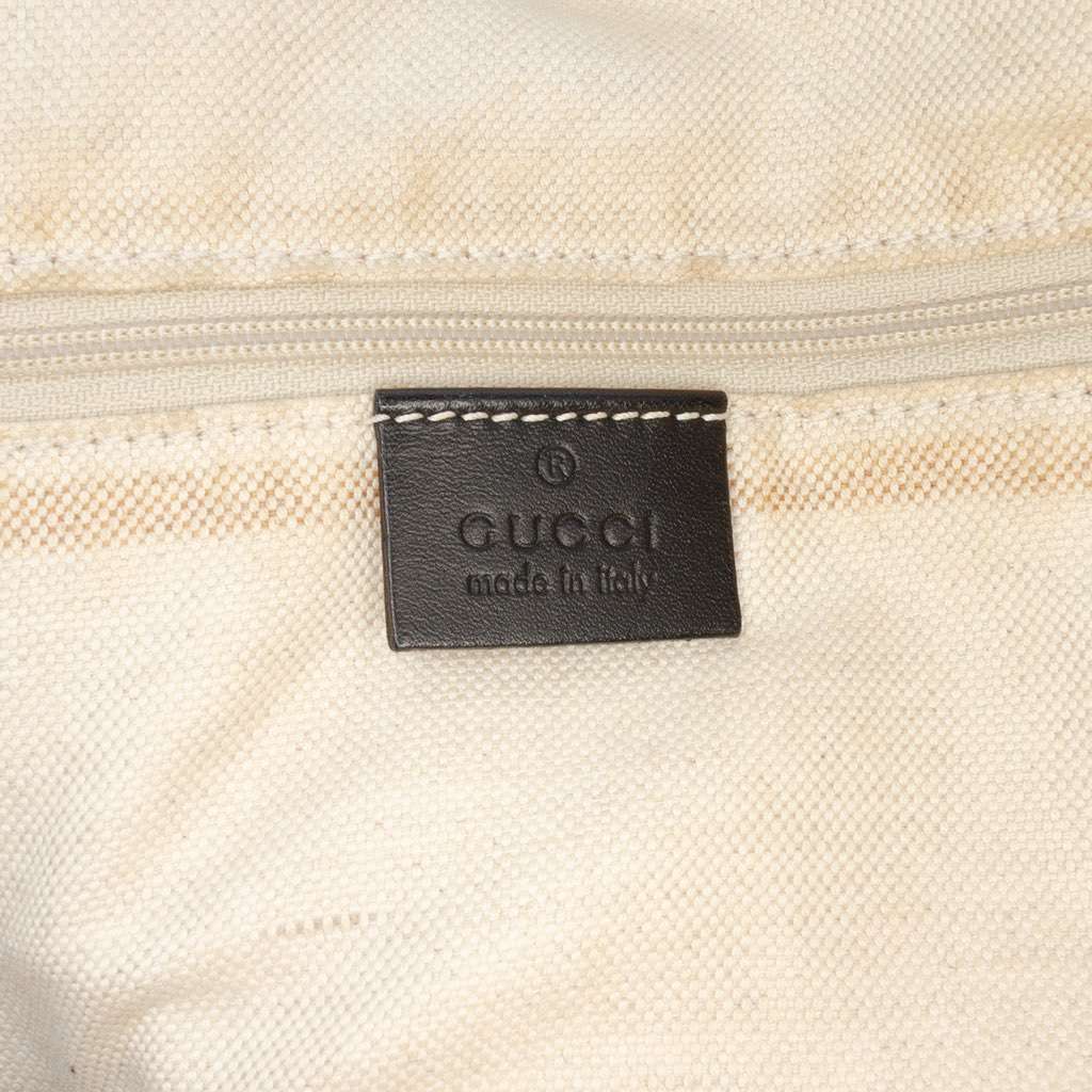 Gucci Diamante Canvas Sukey Satchel - Side view