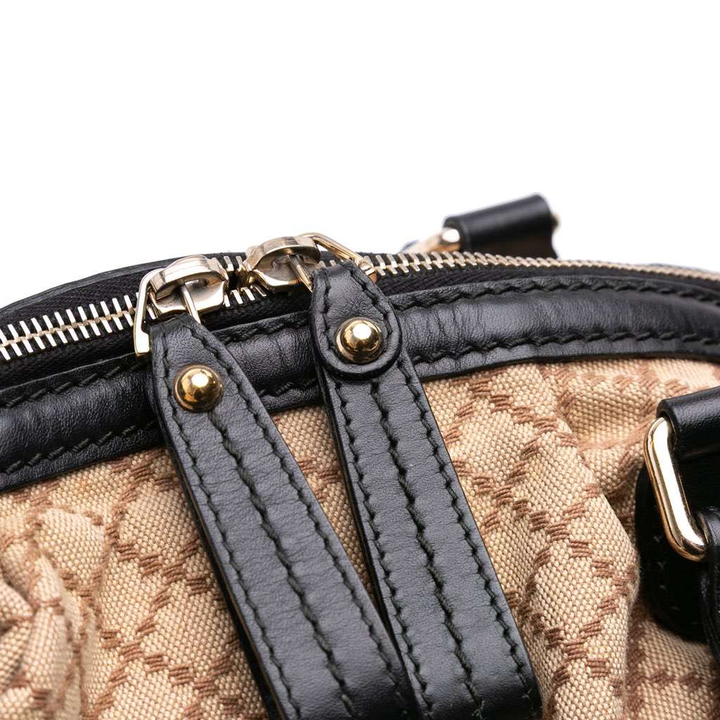 Gucci Diamante Canvas Sukey Satchel - Image 11