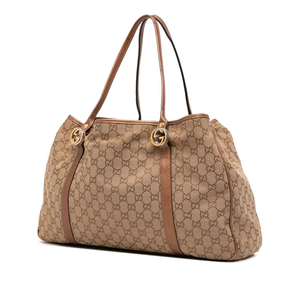 Gucci Large GG Canvas Twins Tote - 2