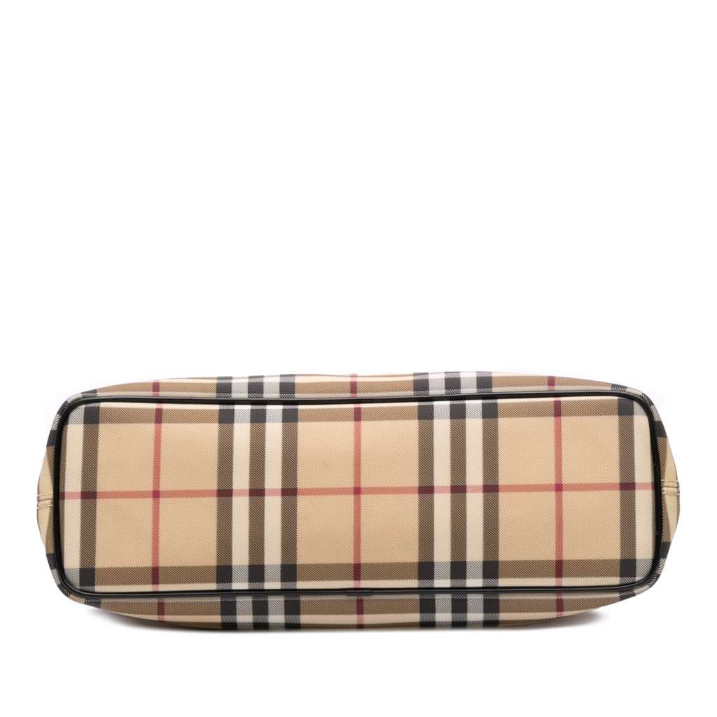 Burberry House Check Coated Canvas Tote - Image 6