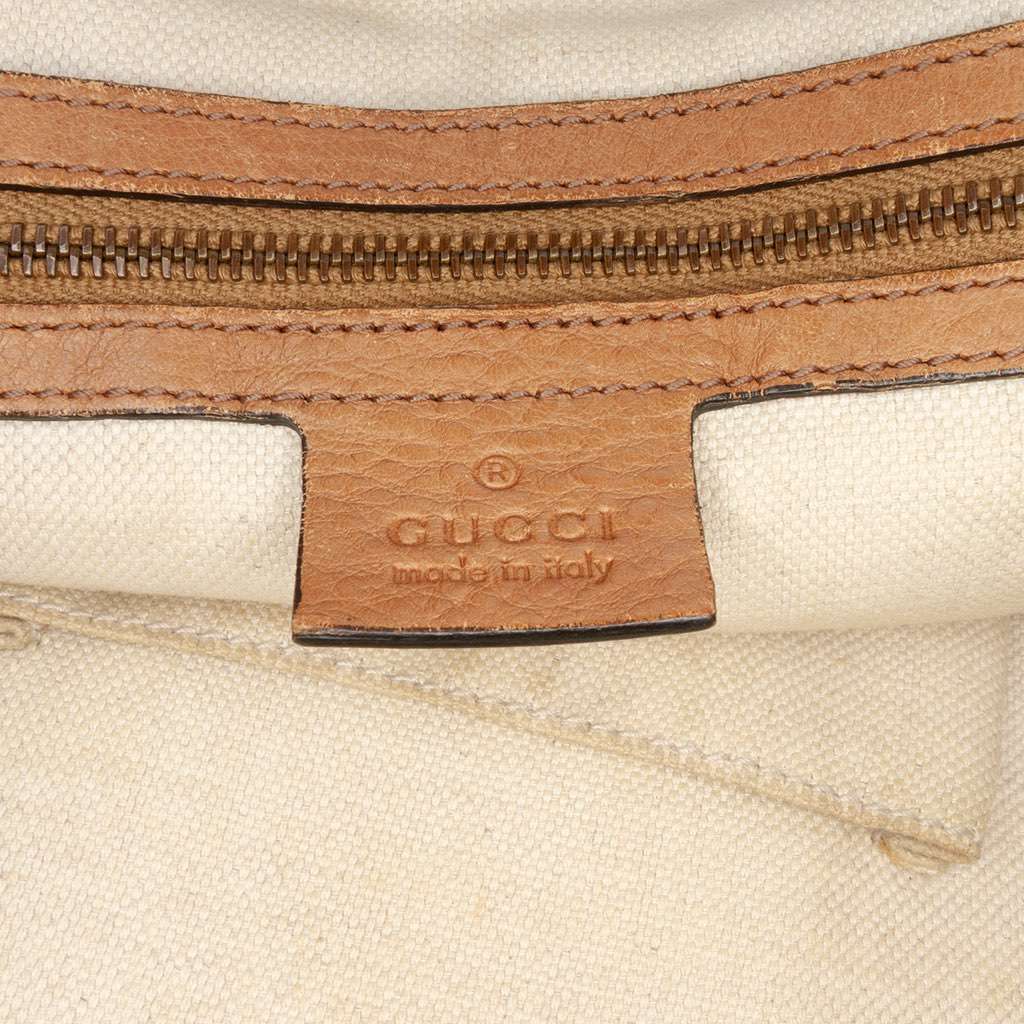 Gucci Medium GG Canvas Rania Top Handle Bag - 5