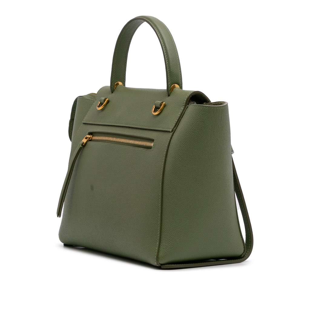 Celine Micro Leather Belt Satchel - 2