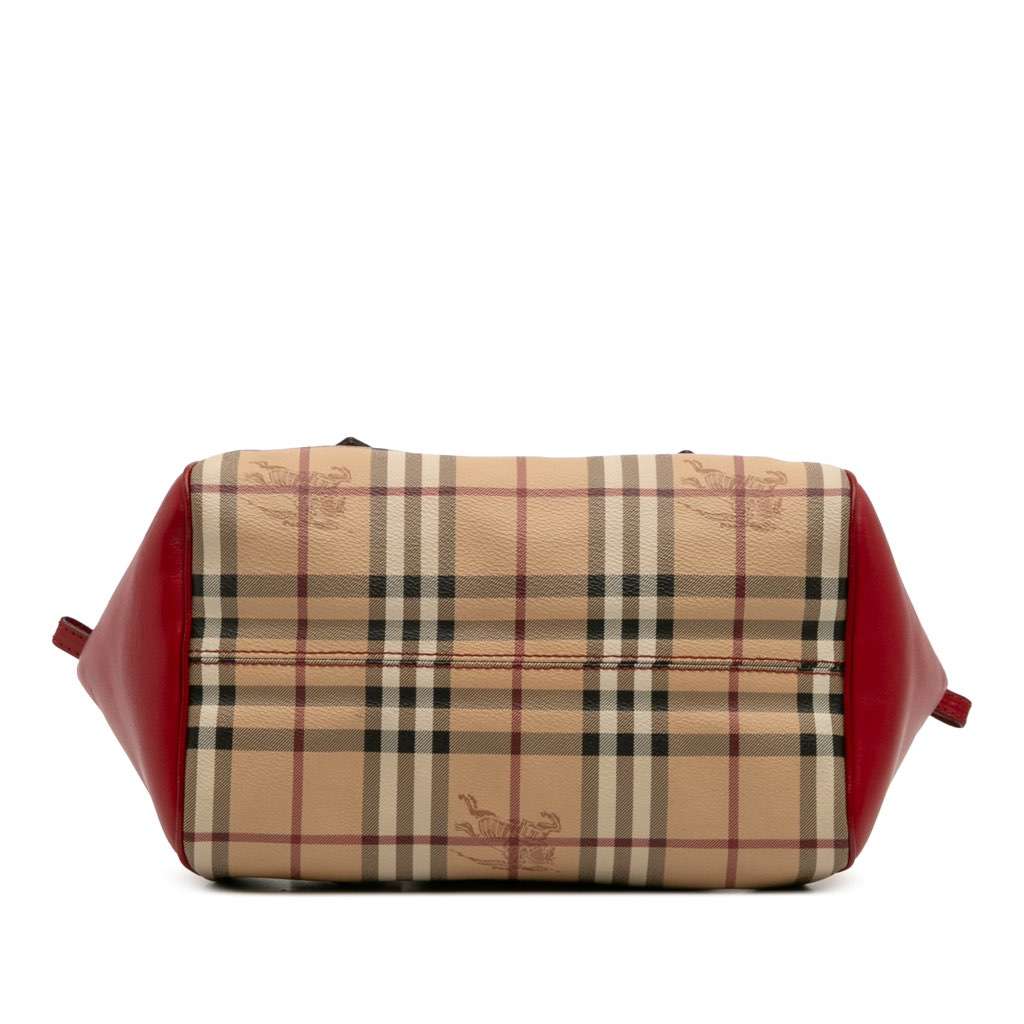 Burberry Small Haymarket Check Coated Canvas Blaze Satchel - 3