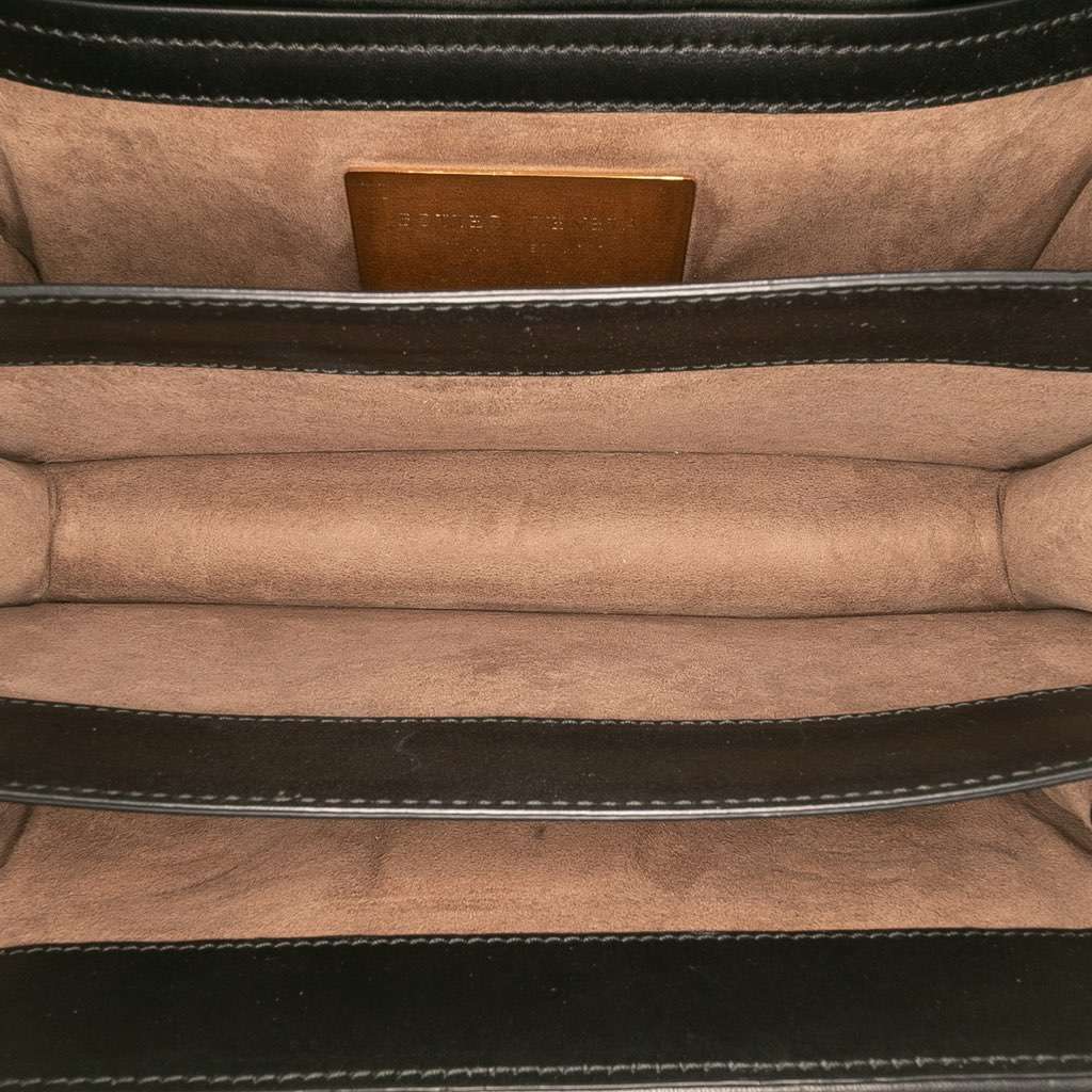 Bottega Veneta Calfskin and Leopard Print Pony Hair City Knot Shoulder Bag - 4