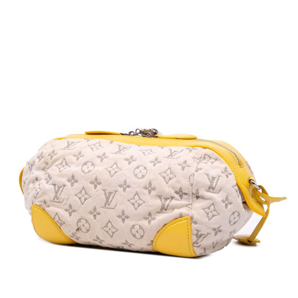 Louis Vuitton Monogram Denim Pochette Round - Back view