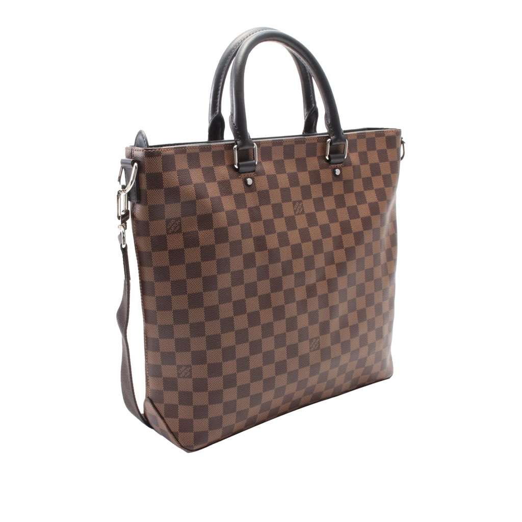 Louis Vuitton Damier Ebene Jake Tote - Back view