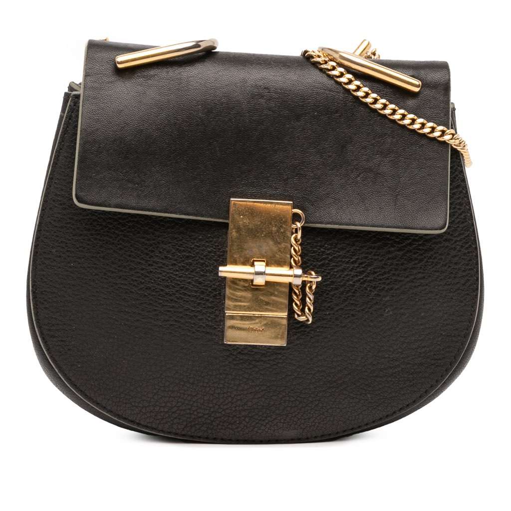 Chloé Mini Leather Drew Crossbody