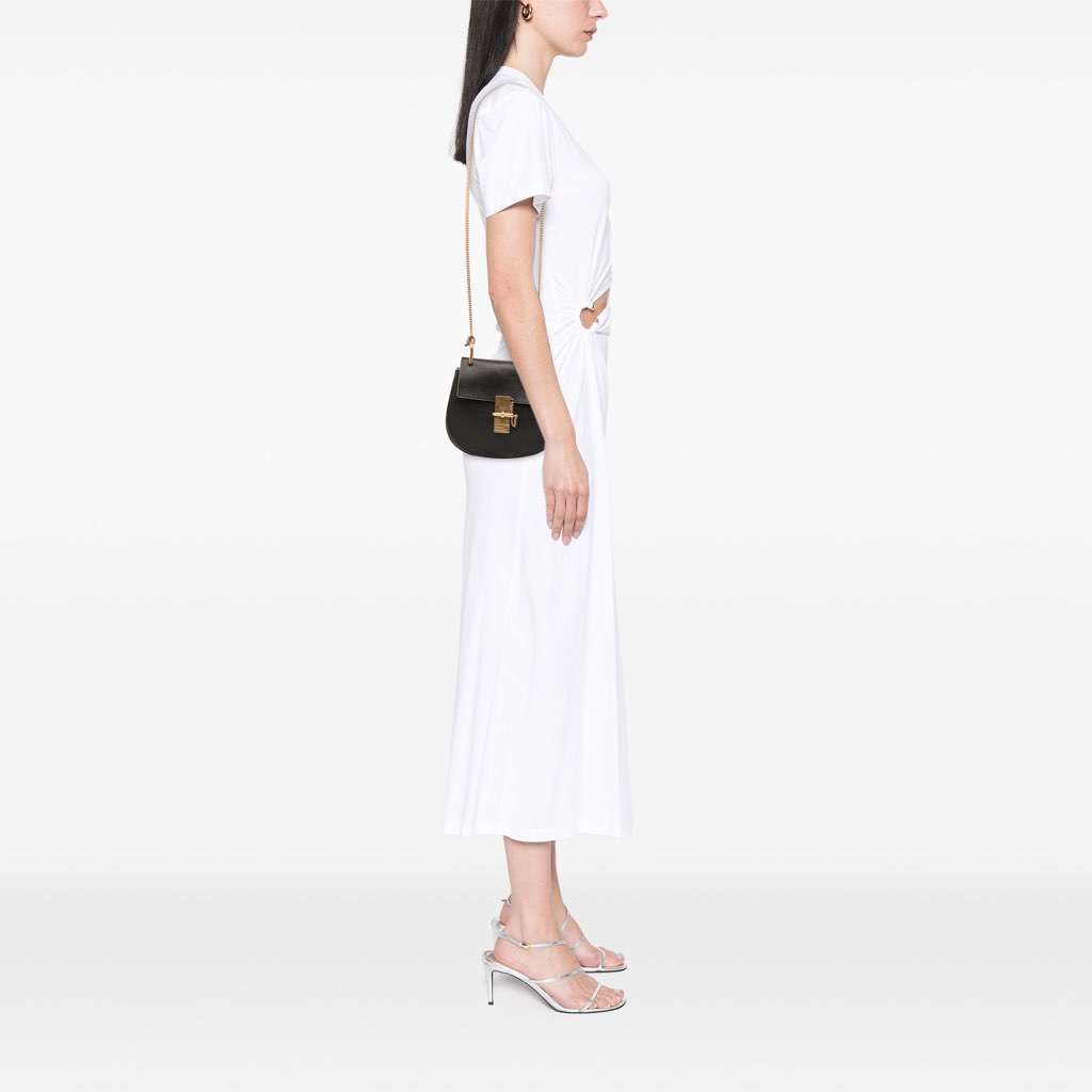 Chloé Mini Leather Drew Crossbody - Image 14