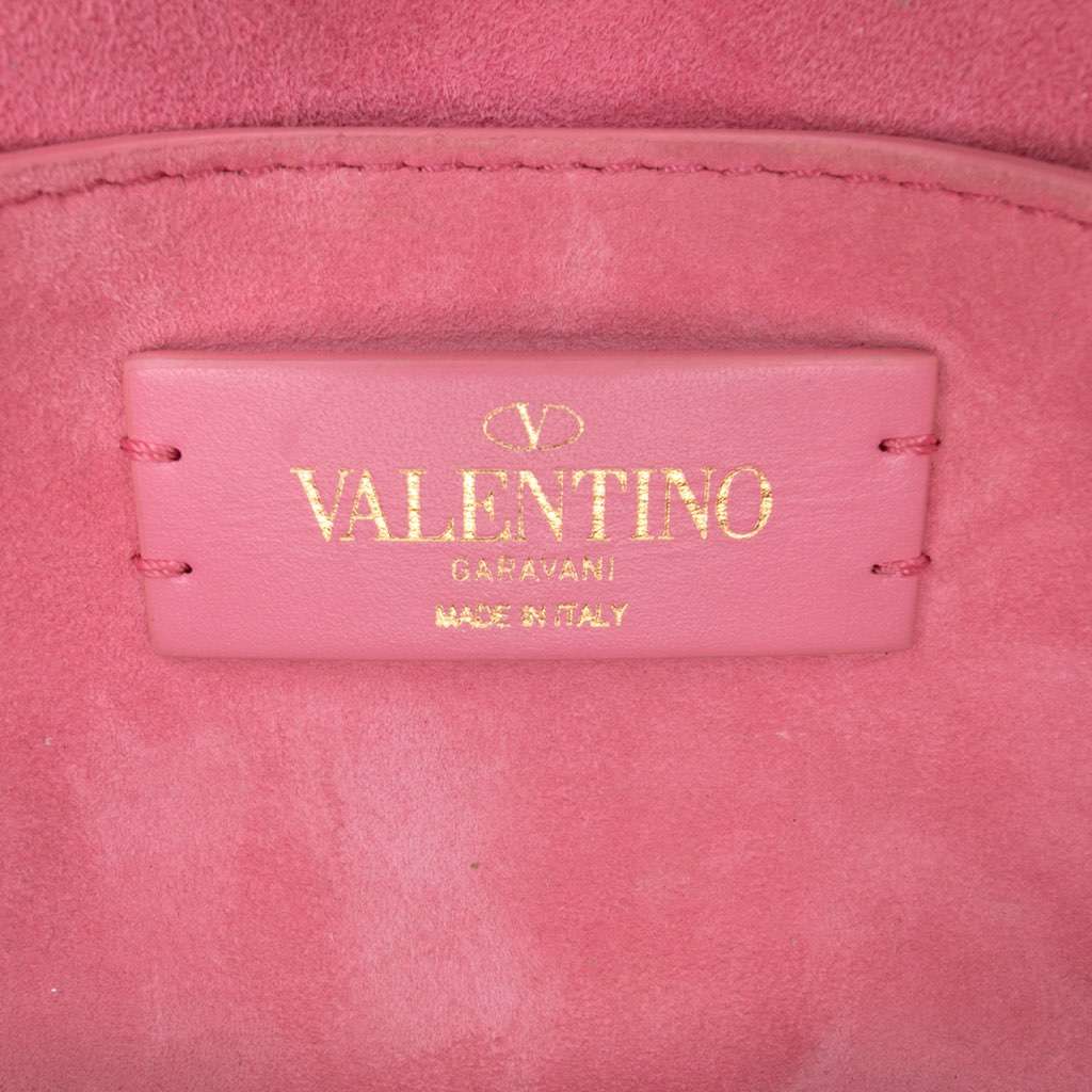 Valentino Small Leather VLogo Type Crossbody - Side view