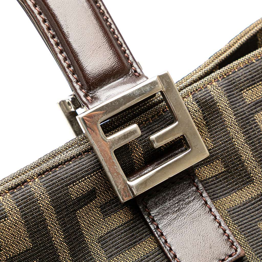 Fendi Large Zucca Canvas Twins Tote - Image 14