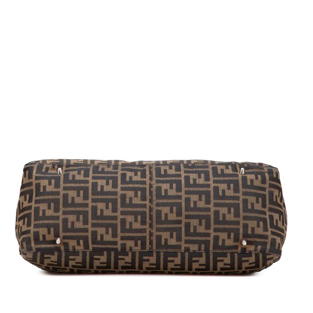 Fendi Large Zucca Canvas Twins Tote - Image 6