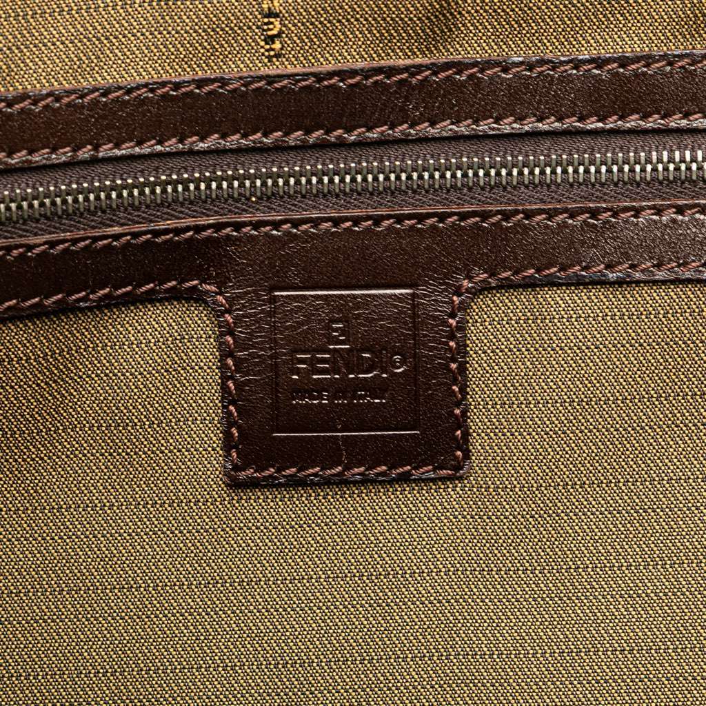 Fendi Large Zucca Canvas Twins Tote - Side view