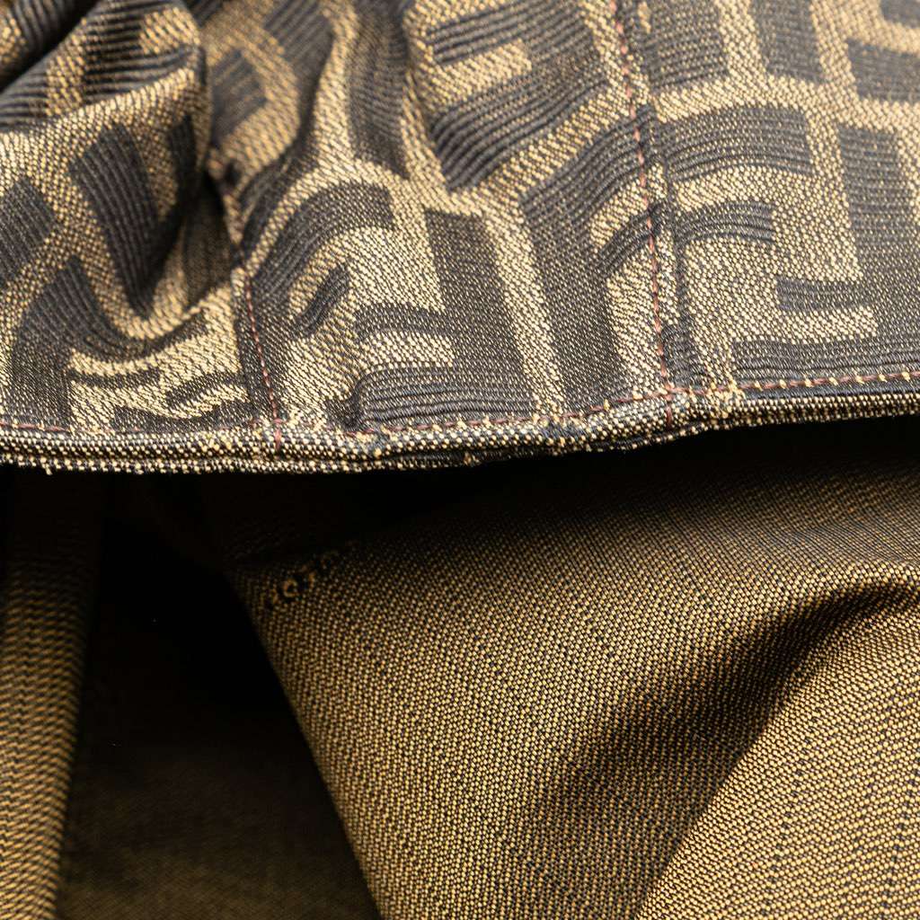 Fendi Large Zucca Canvas Twins Tote - Detail 2