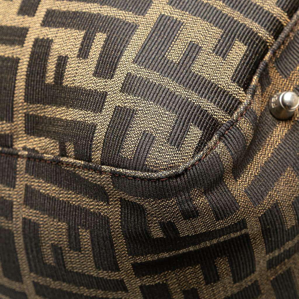 Fendi Large Zucca Canvas Twins Tote - Image 12