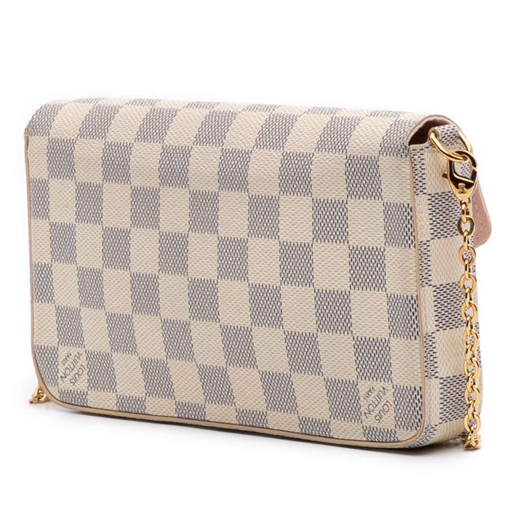 Louis Vuitton Damier Azur Pochette Felicie - Back view