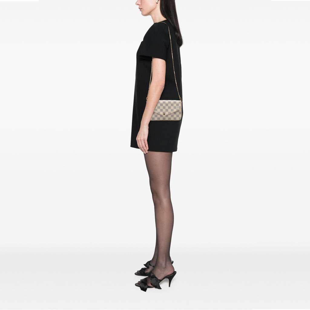 Louis Vuitton Damier Azur Pochette Felicie - Image 13