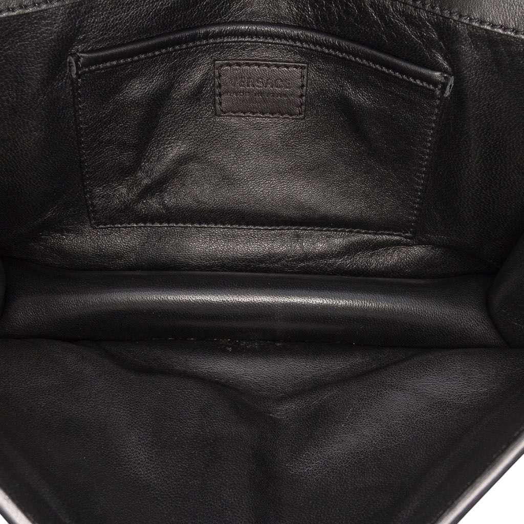 Versace Leather Medusa Flap Chain Shoulder Bag - 4