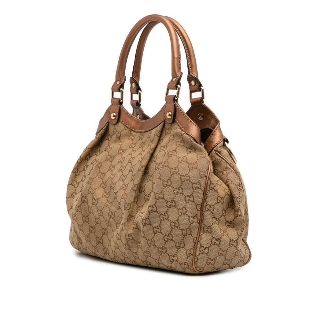 Gucci Medium GG Canvas Sukey Tote - 2