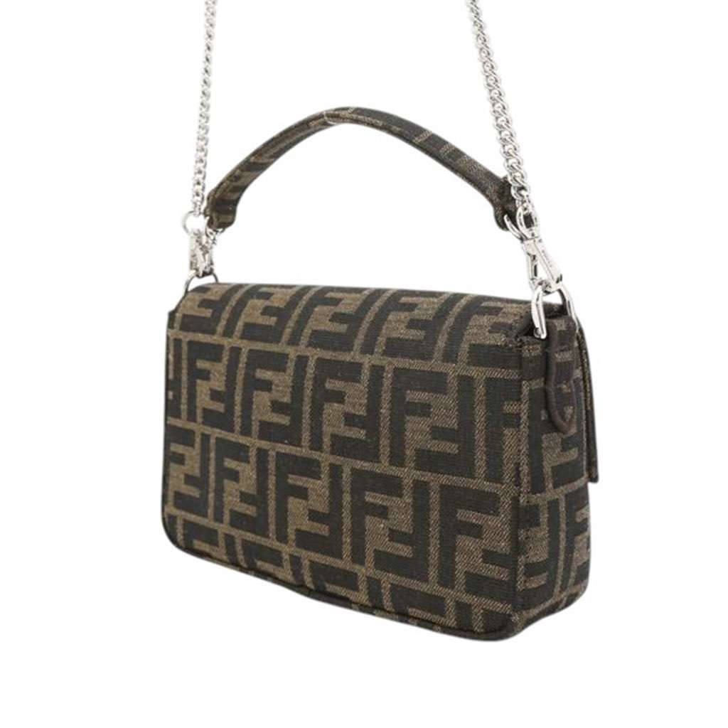 Fendi FRGMT Pokemon Mini Zucca Canvas Baguette Satchel - 2