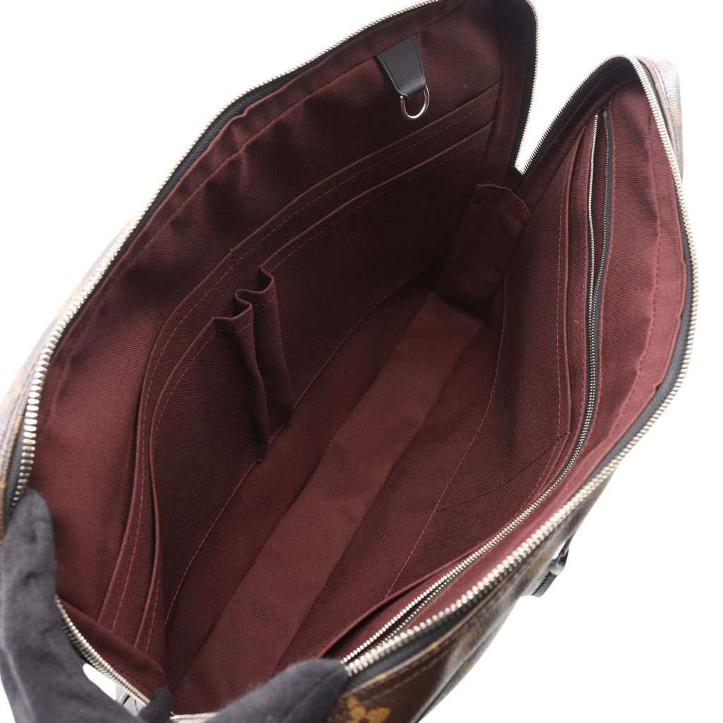 Louis Vuitton Monogram Macassar Porte-Documents Voyage GM - Image 6