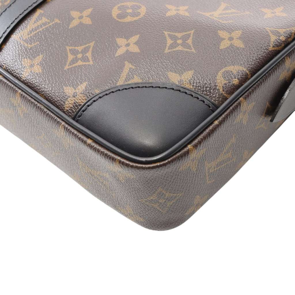 Louis Vuitton Monogram Macassar Porte-Documents Voyage GM - Detail 1