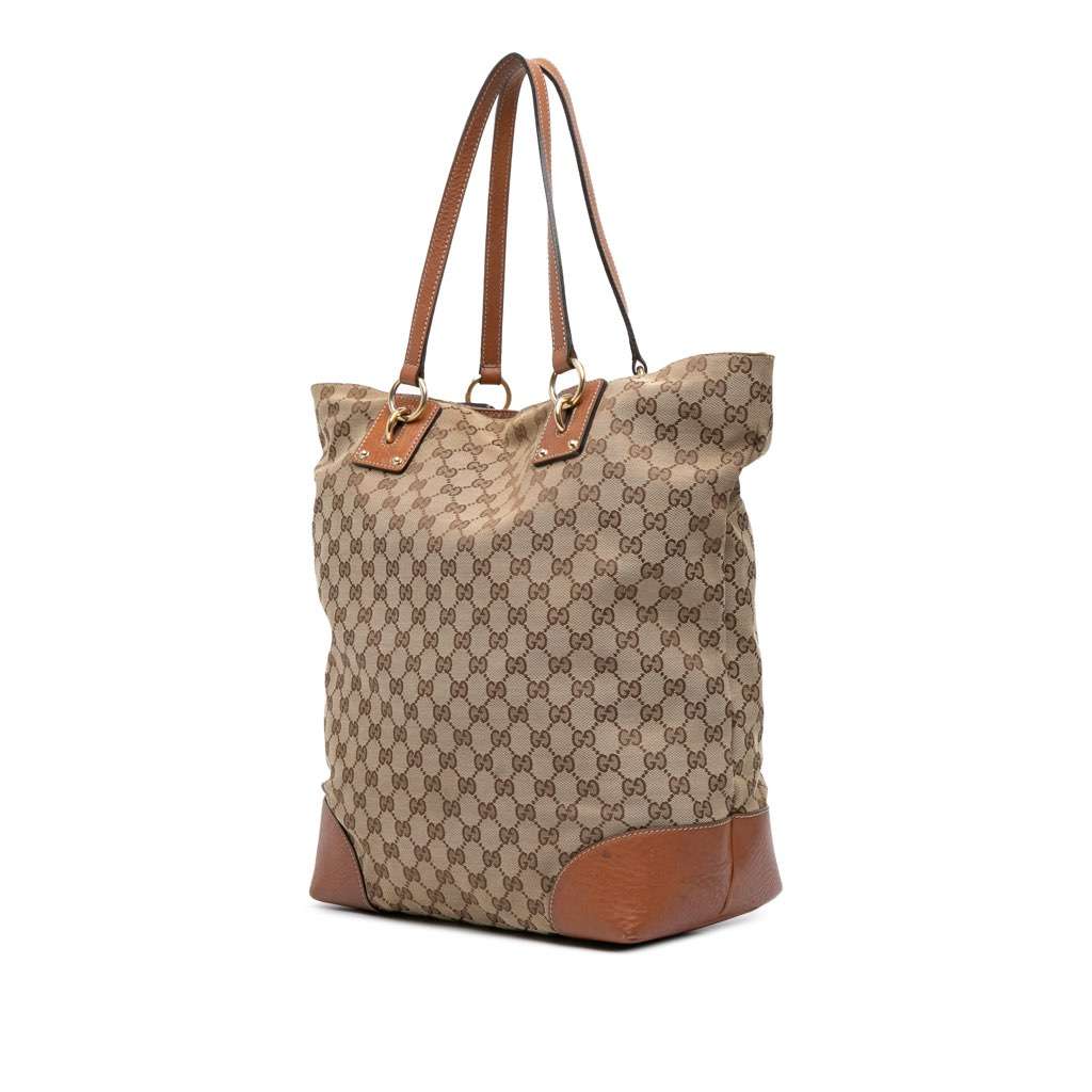 Gucci Large GG Canvas GG Charm Tote - 2
