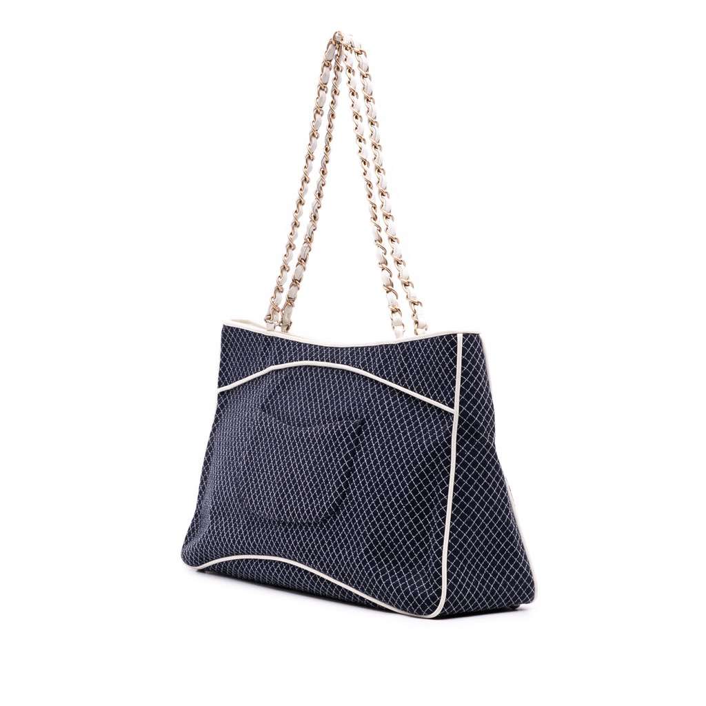 Chanel Medium CC Quilted Jersey Zip Tote - 2