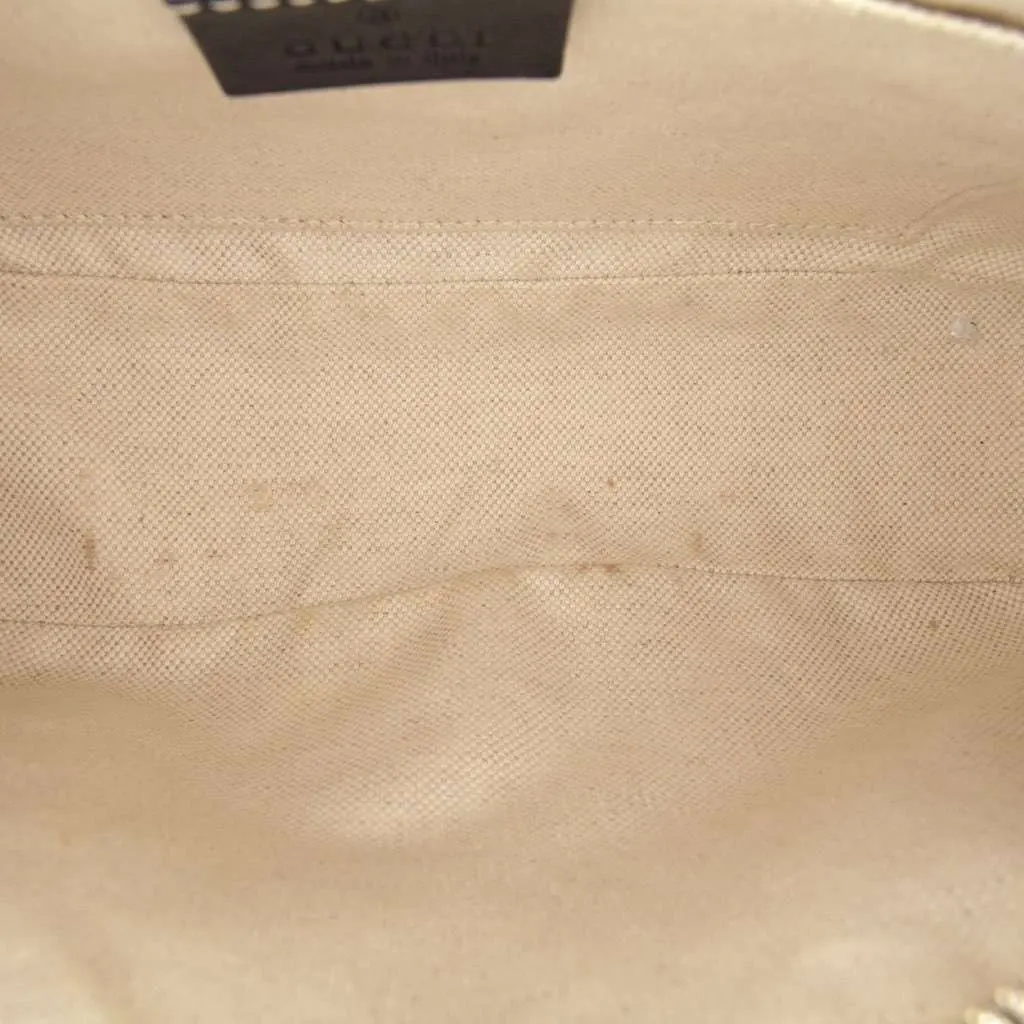 Gucci Small GG Marmont Matelasse Canvas Crossbody Pink Canvas Good - Model View