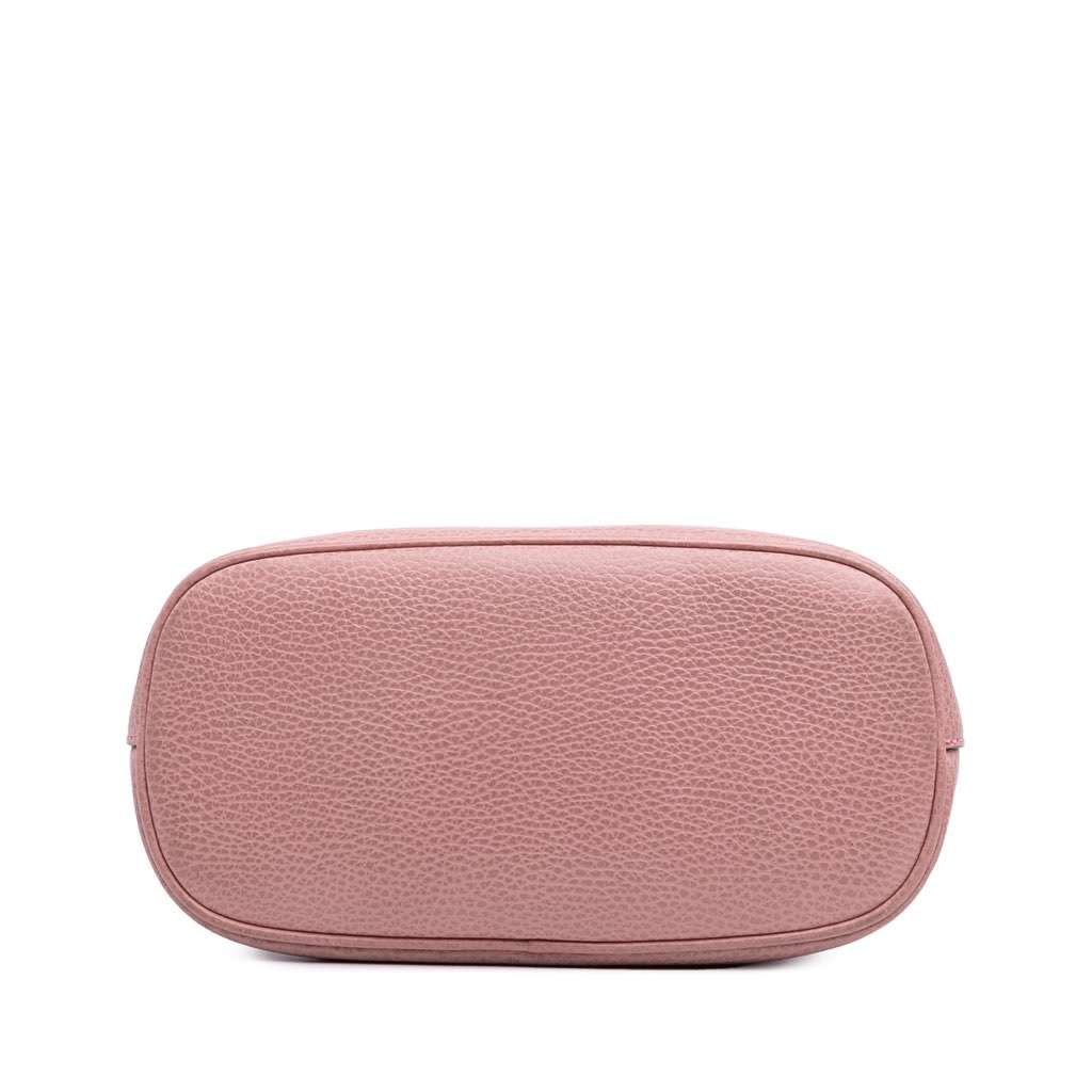 Gucci Mini Leather GG Charm Dome Satchel - 3