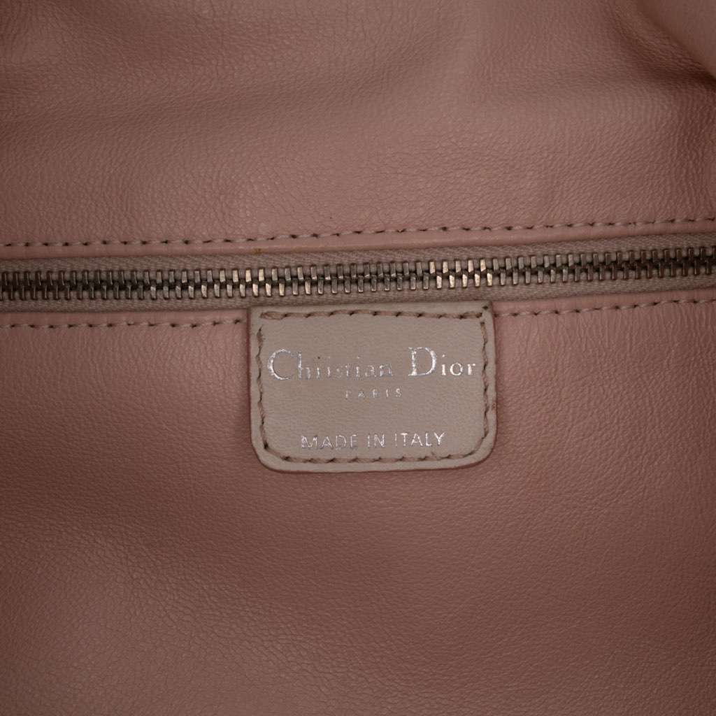 Dior Lambskin Cannage Lady Dior Soft Shopping Tote - Side view