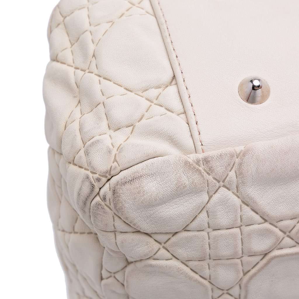 Dior Lambskin Cannage Lady Dior Soft Shopping Tote - Detail 2