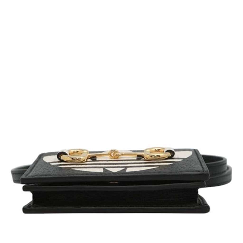 Gucci Adidas Leather Horsebit Wallet on Strap - 3