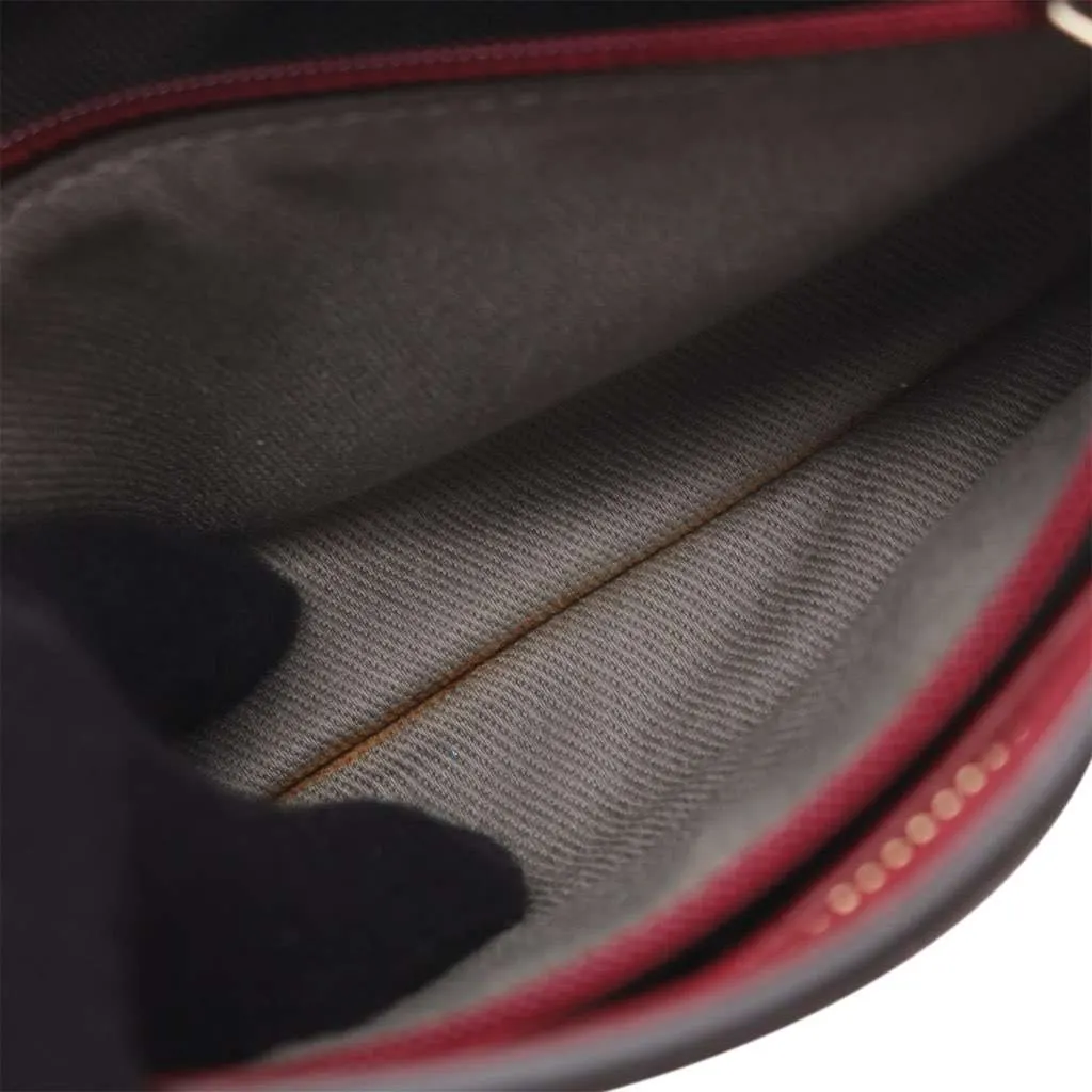 Cartier Leather C De Cartier Clutch Red Leather Good - Box View