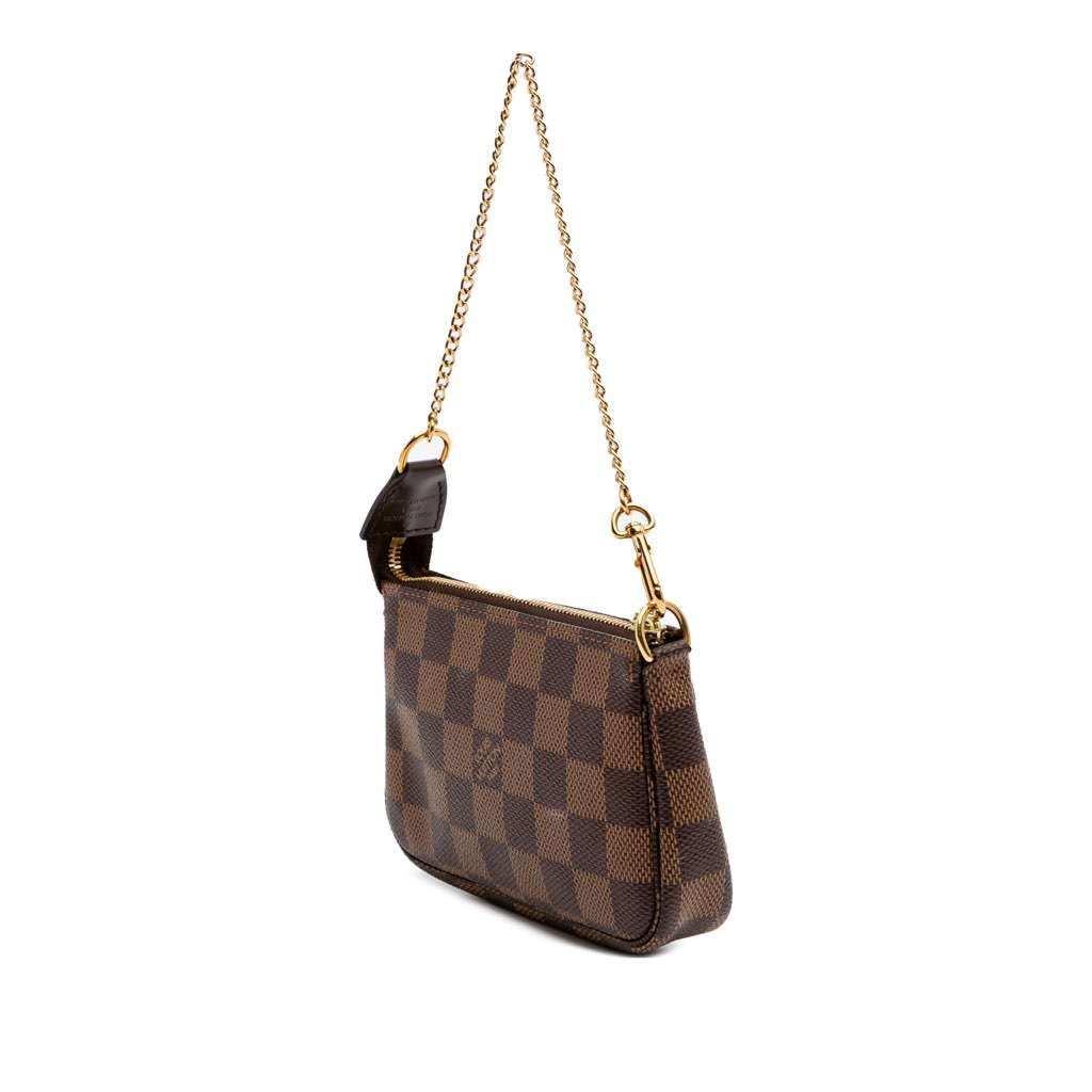Louis Vuitton Damier Ebene Mini Pochette Accessoires - Back view