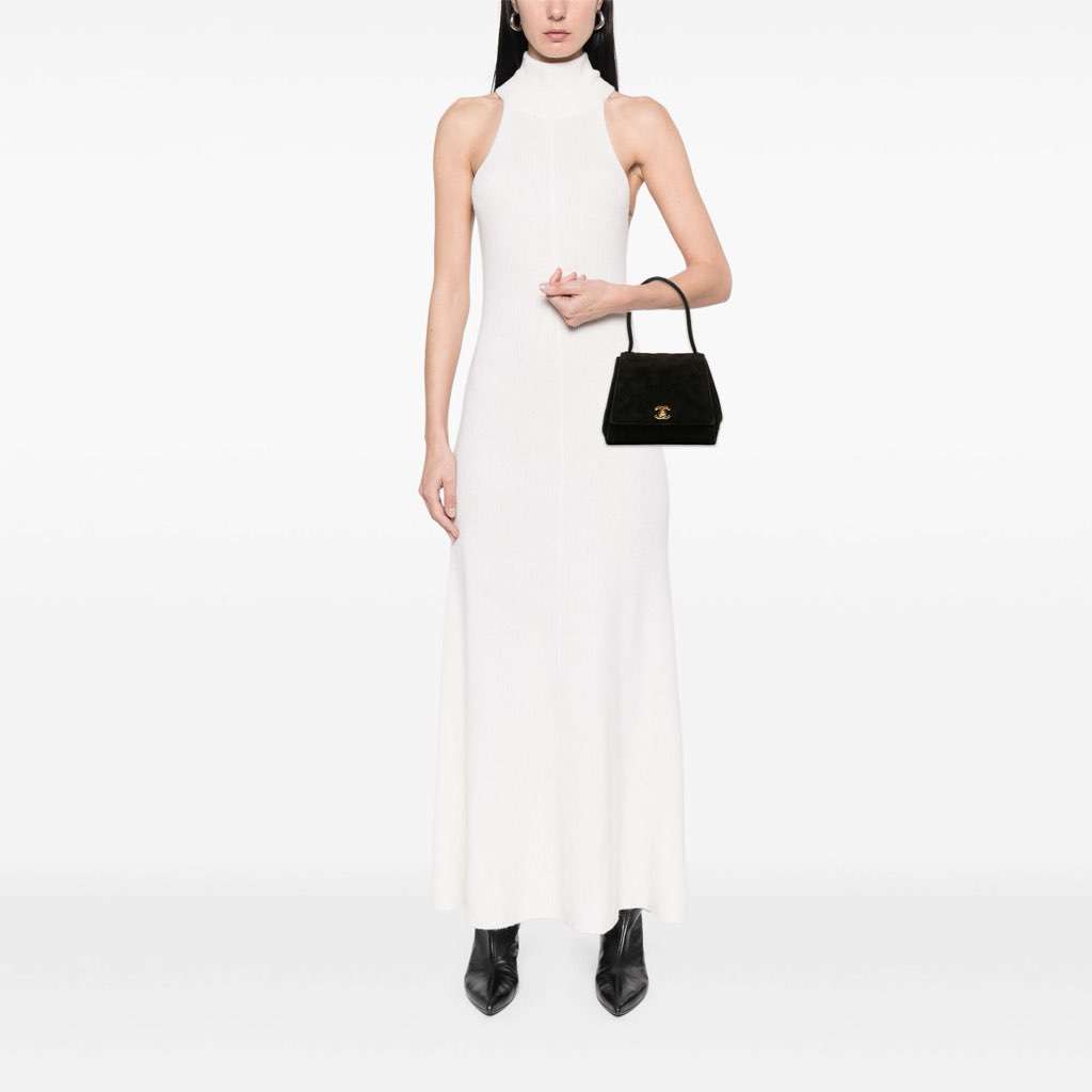 Chanel CC Quilted Velvet Flap - Image 13